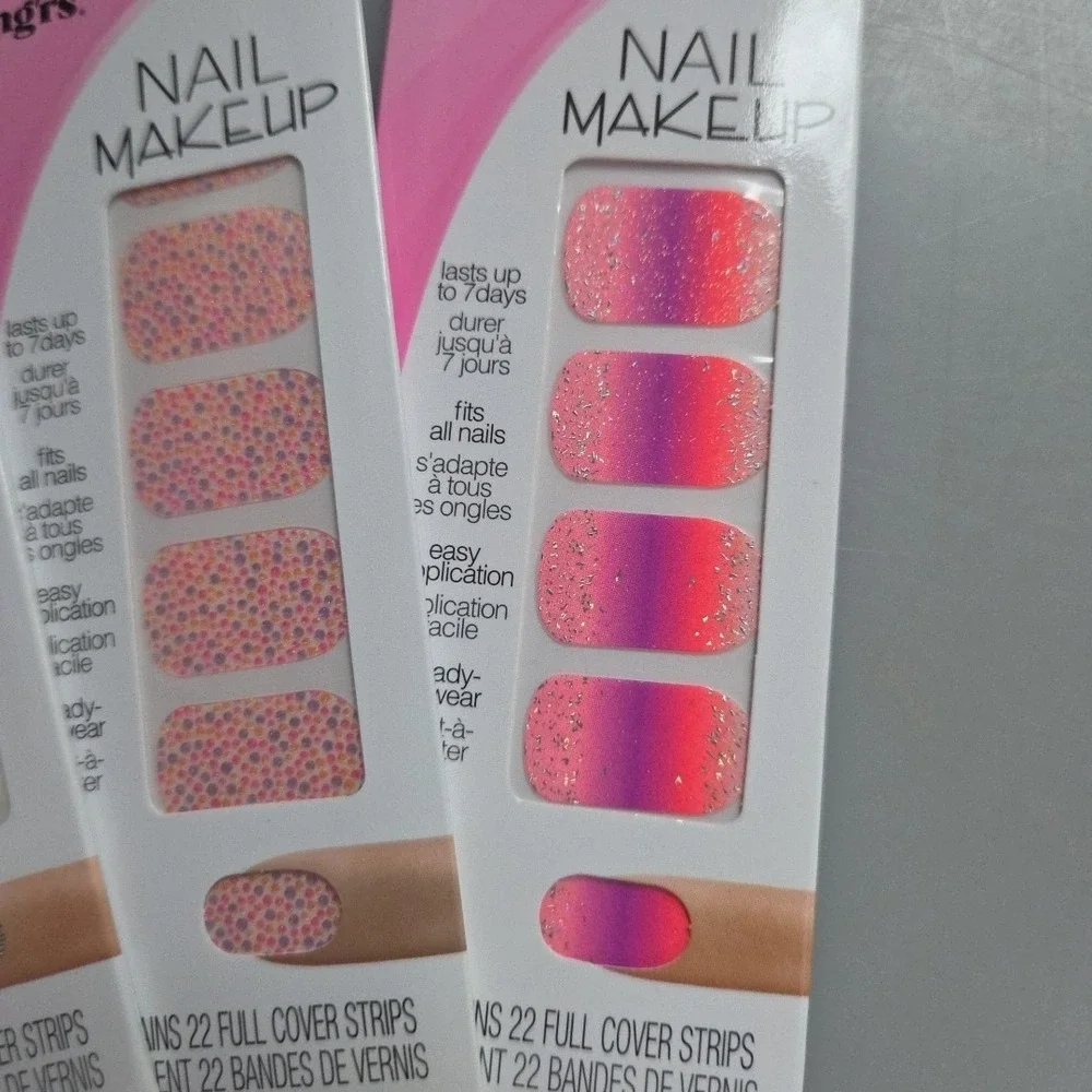 FING'RS‎ NEW Nail Art Stickers Sets for 3
